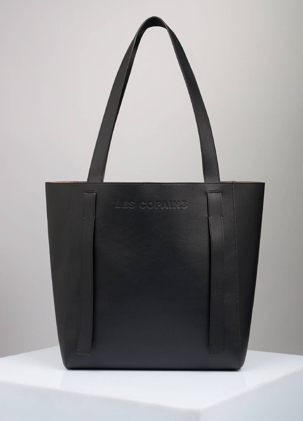 LES COPAINSTote bag in vera pelle Sottocosto
