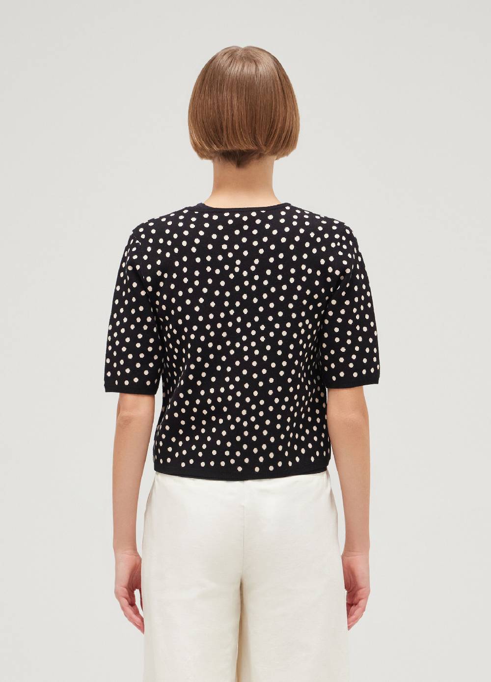 LES COPAINSCardigan tricot a pois Vendite Flash
