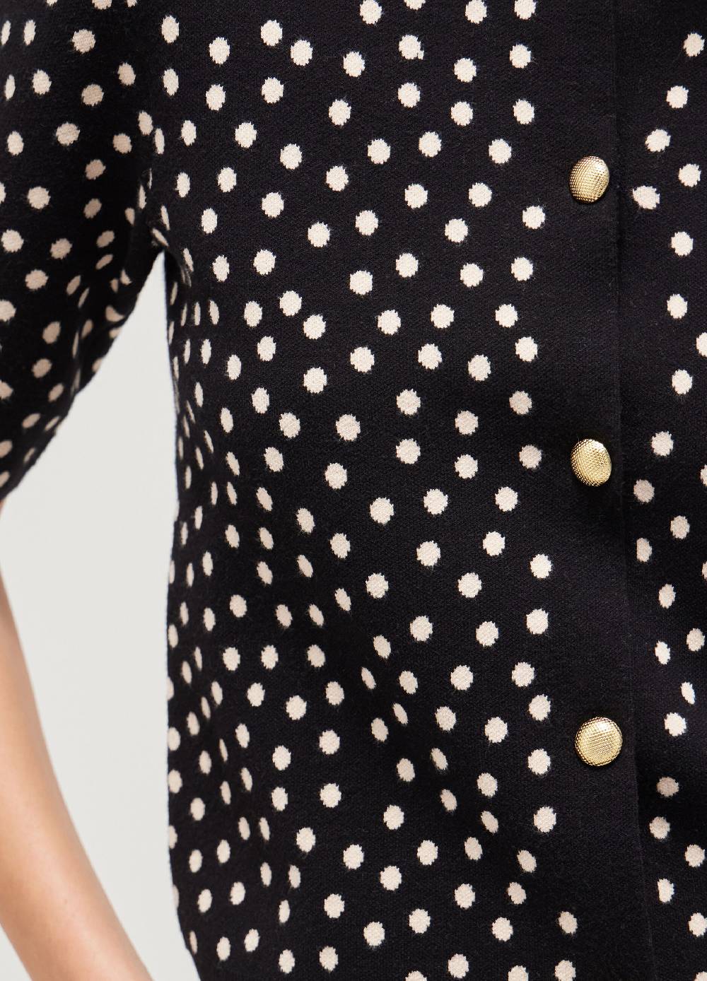 LES COPAINSCardigan tricot a pois Vendite Flash