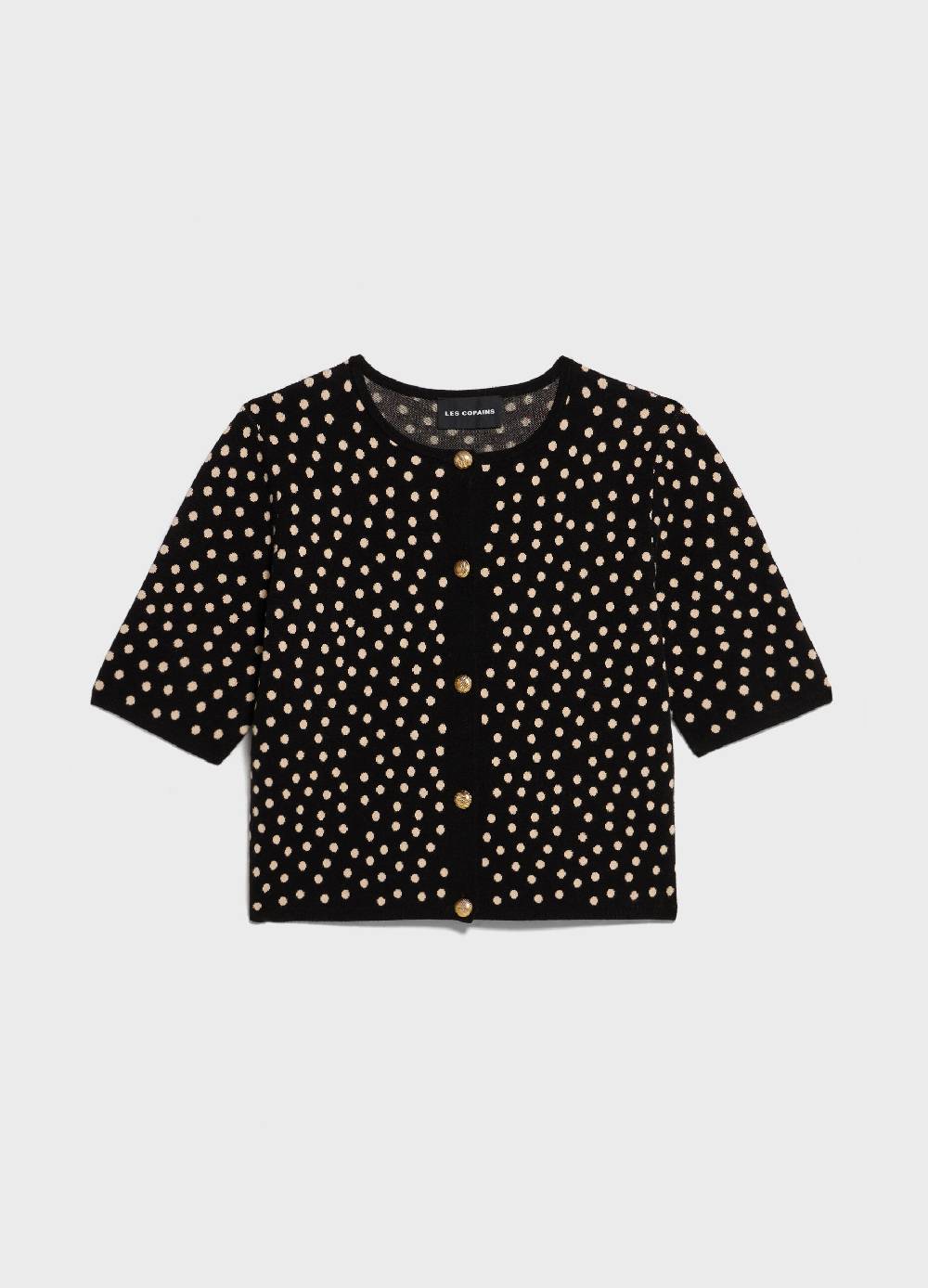 LES COPAINSCardigan tricot a pois Vendite Flash