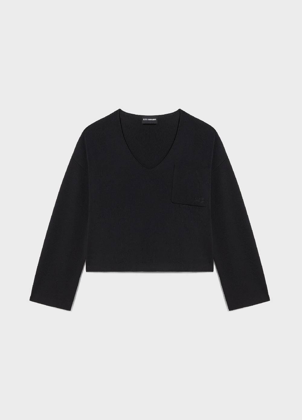 LES COPAINSMaglia tricot con scollo a V in misto viscosa Nuova