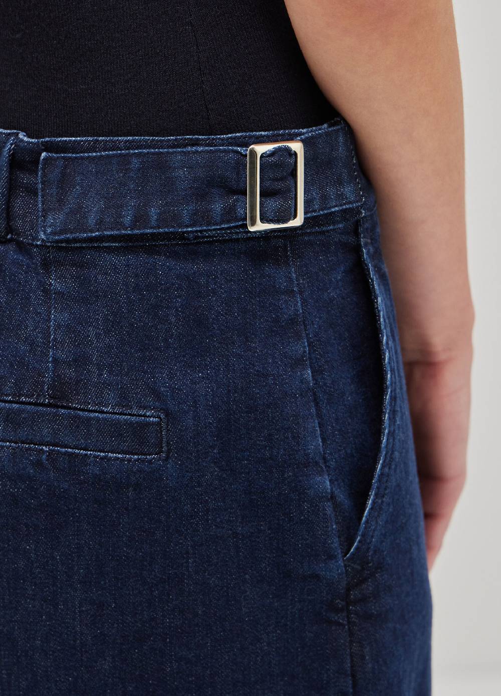 LES COPAINSGonna lunga di jeans con spacco In Linea