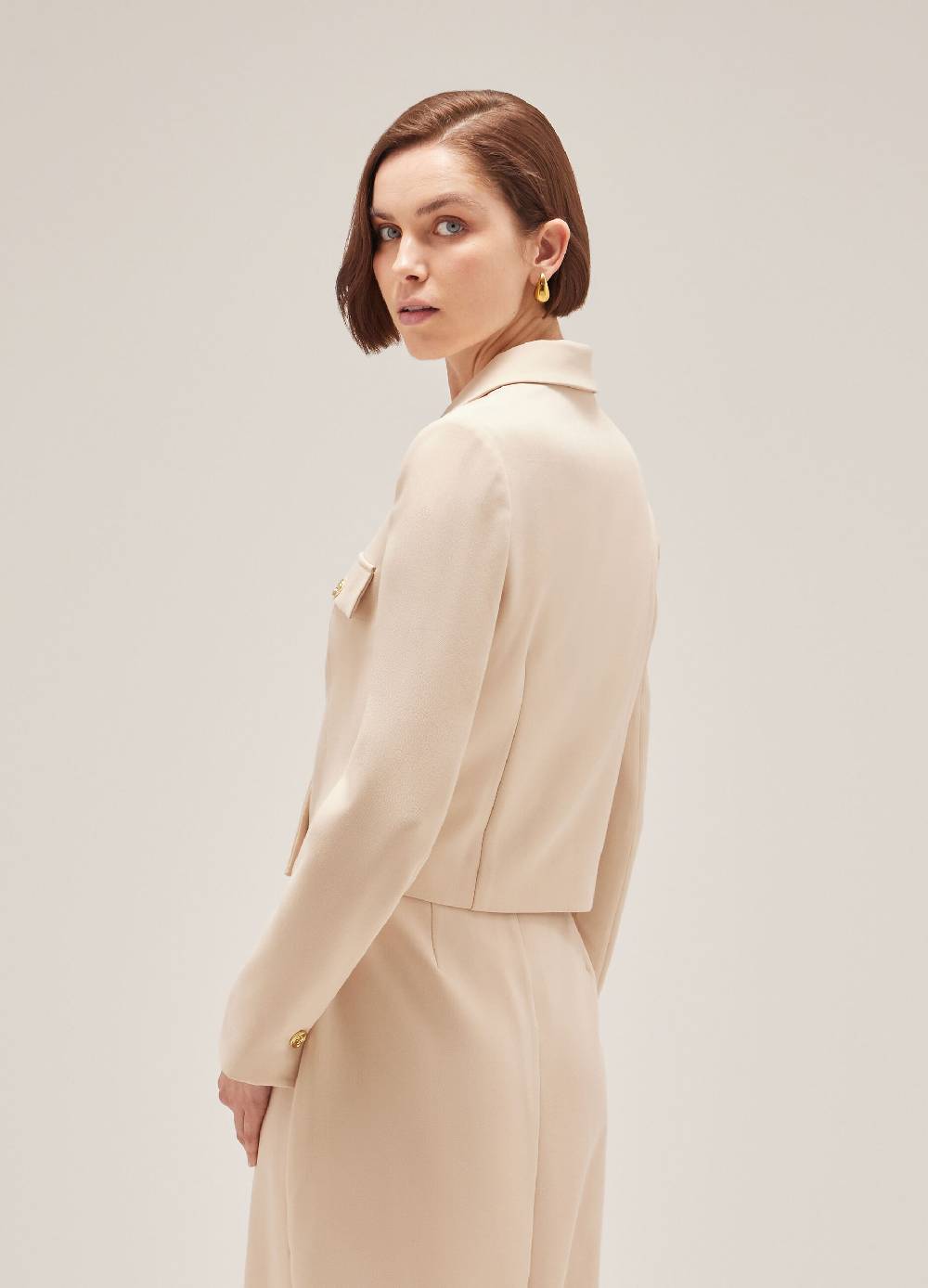 LES COPAINSBlazer cropped Nuovo