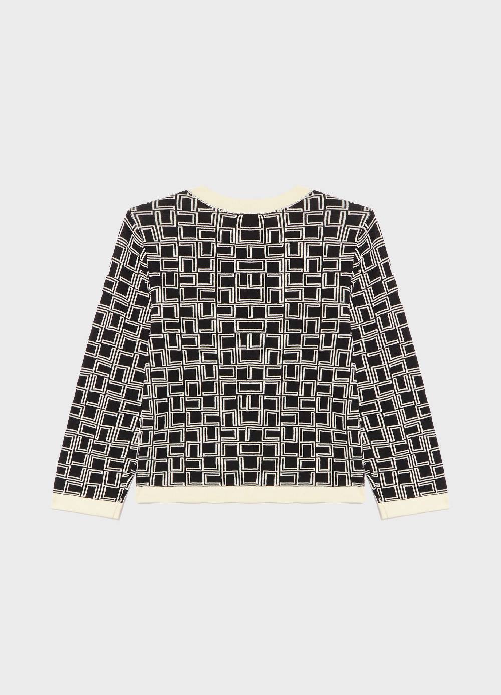 LES COPAINSCardigan tricot in puro cotone Promozione