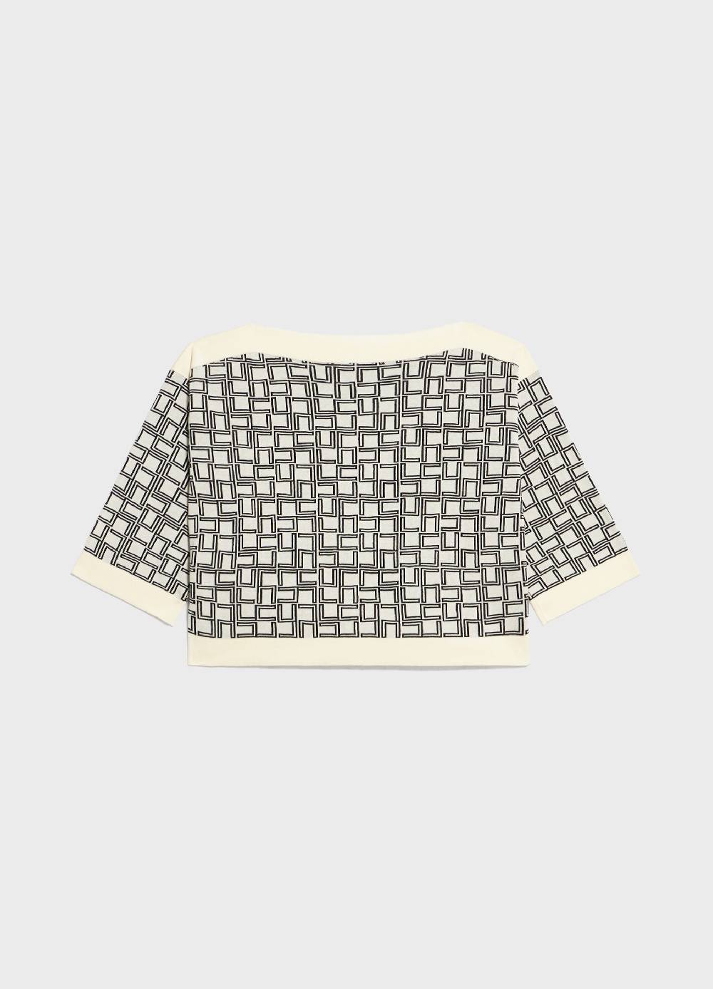 LES COPAINSMaglia tricot a maniche corte in puro cotone Pezzi Unici