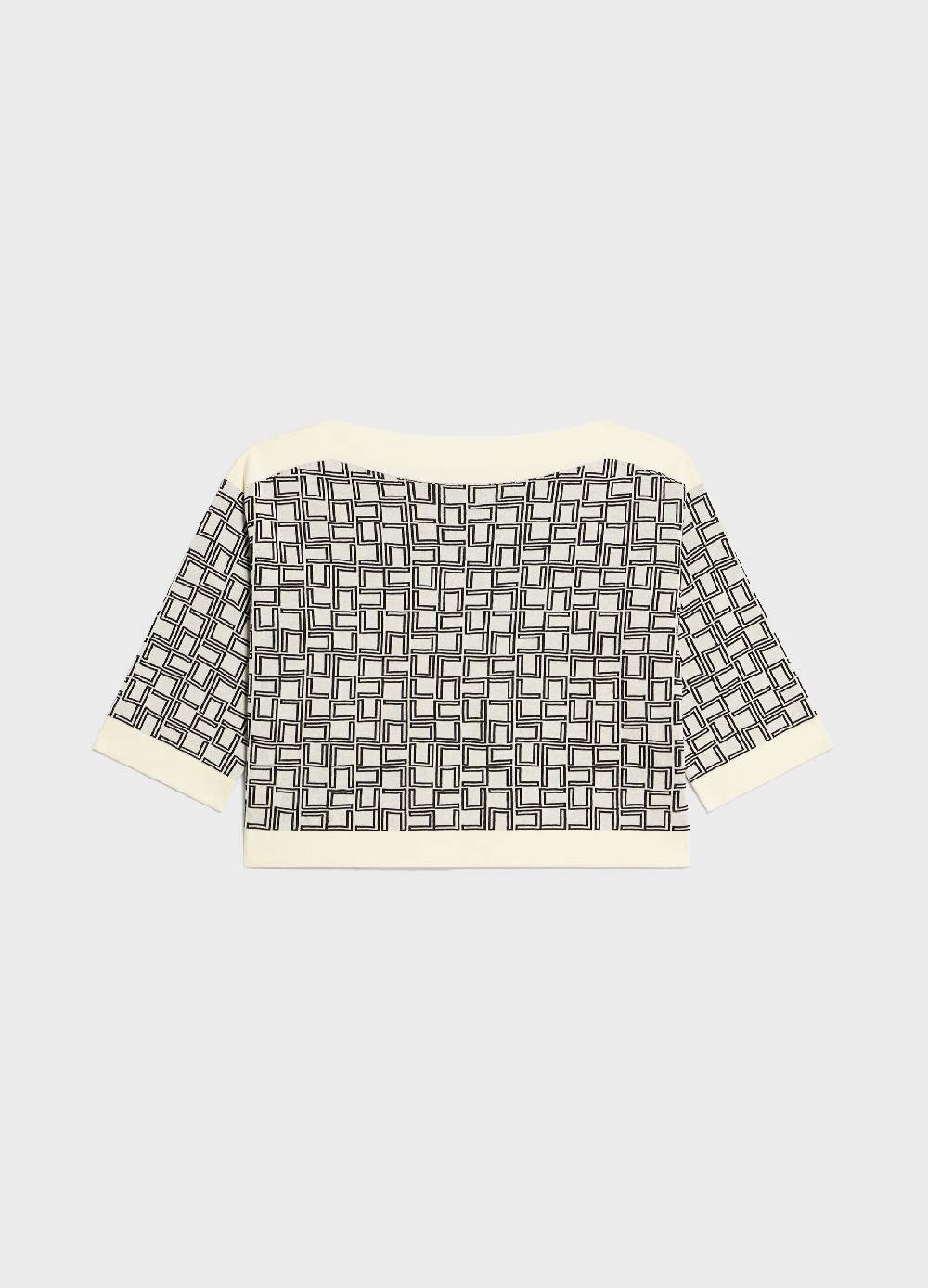LES COPAINSMaglia tricot a maniche corte in puro cotone Pezzi Unici