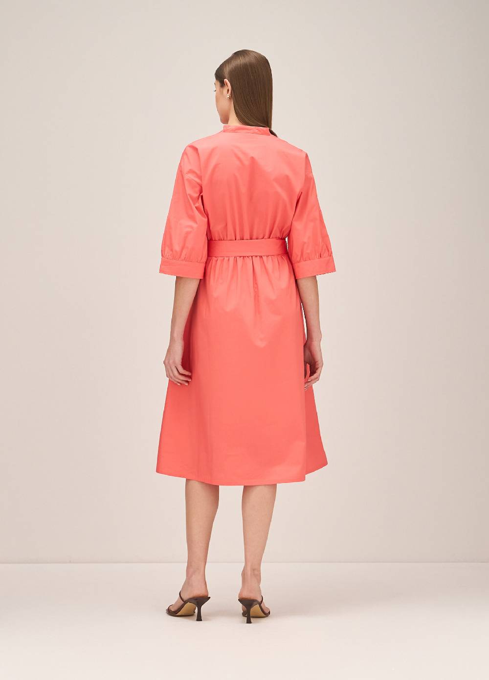 LES COPAINSAbito midi in cotone Sconto