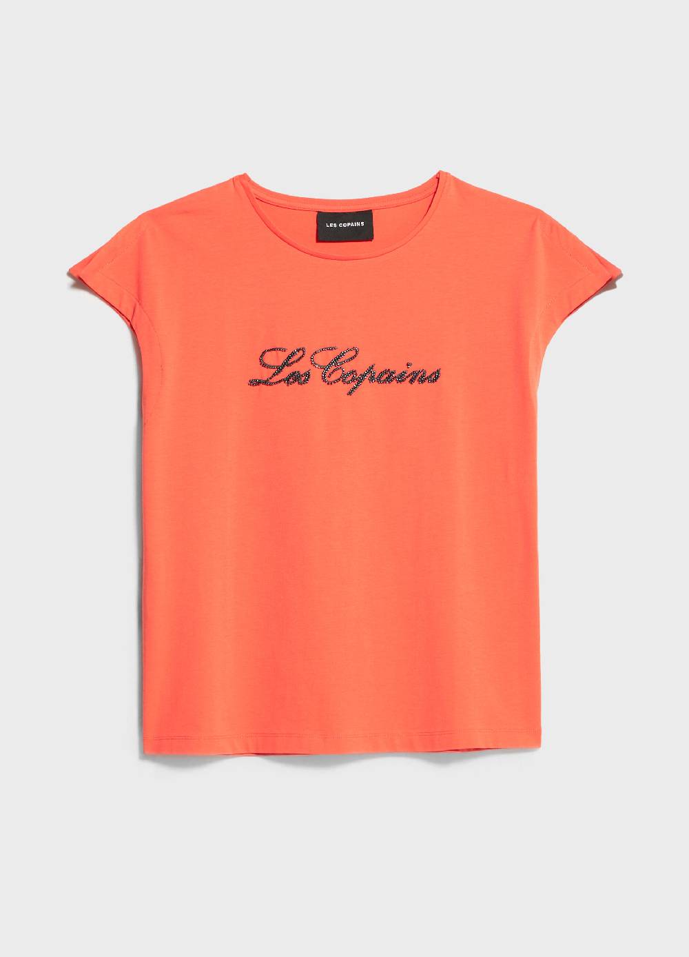 LES COPAINST-shirt con lettering ricamato Offerta