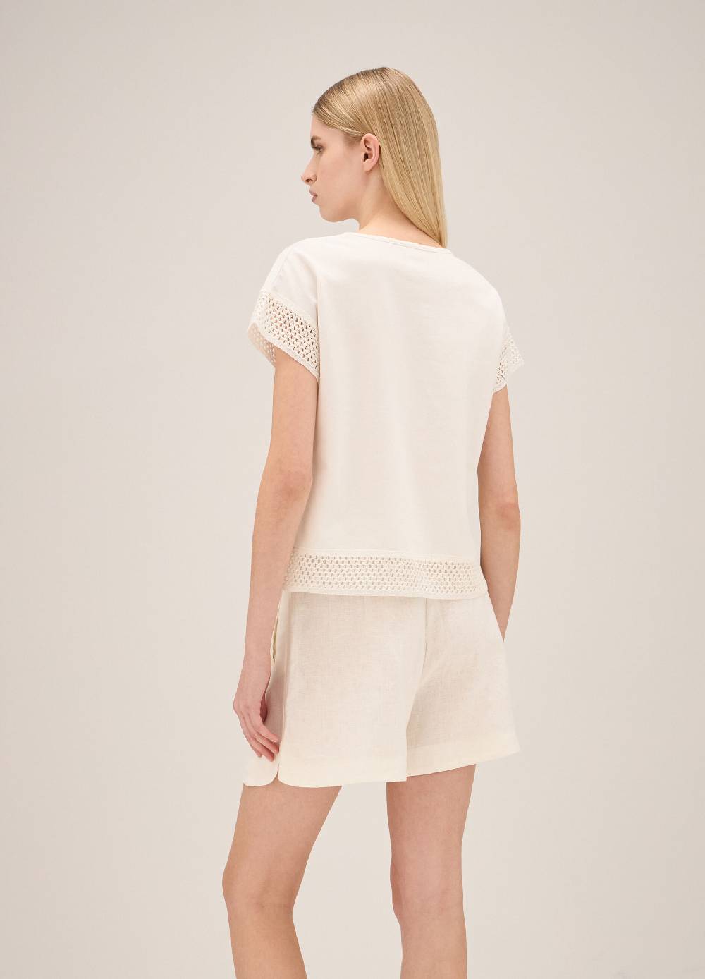 LES COPAINST-shirt con inserti a rete Economico