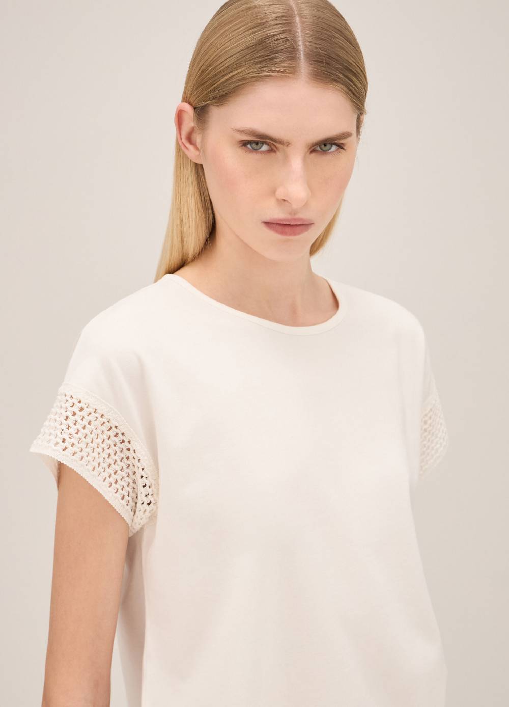 LES COPAINST-shirt con inserti a rete Economico