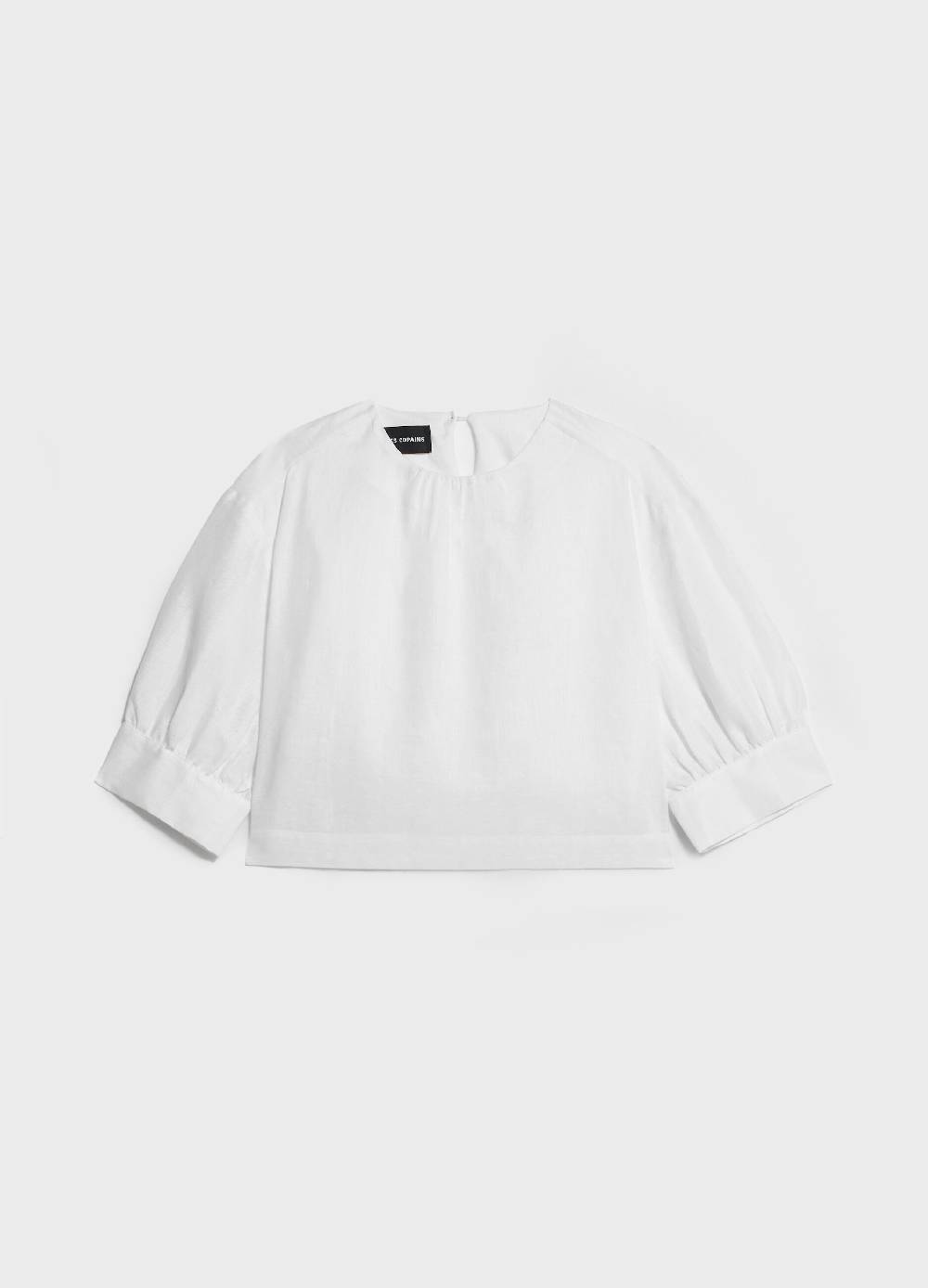 LES COPAINSBlusa a palloncino in lino Online