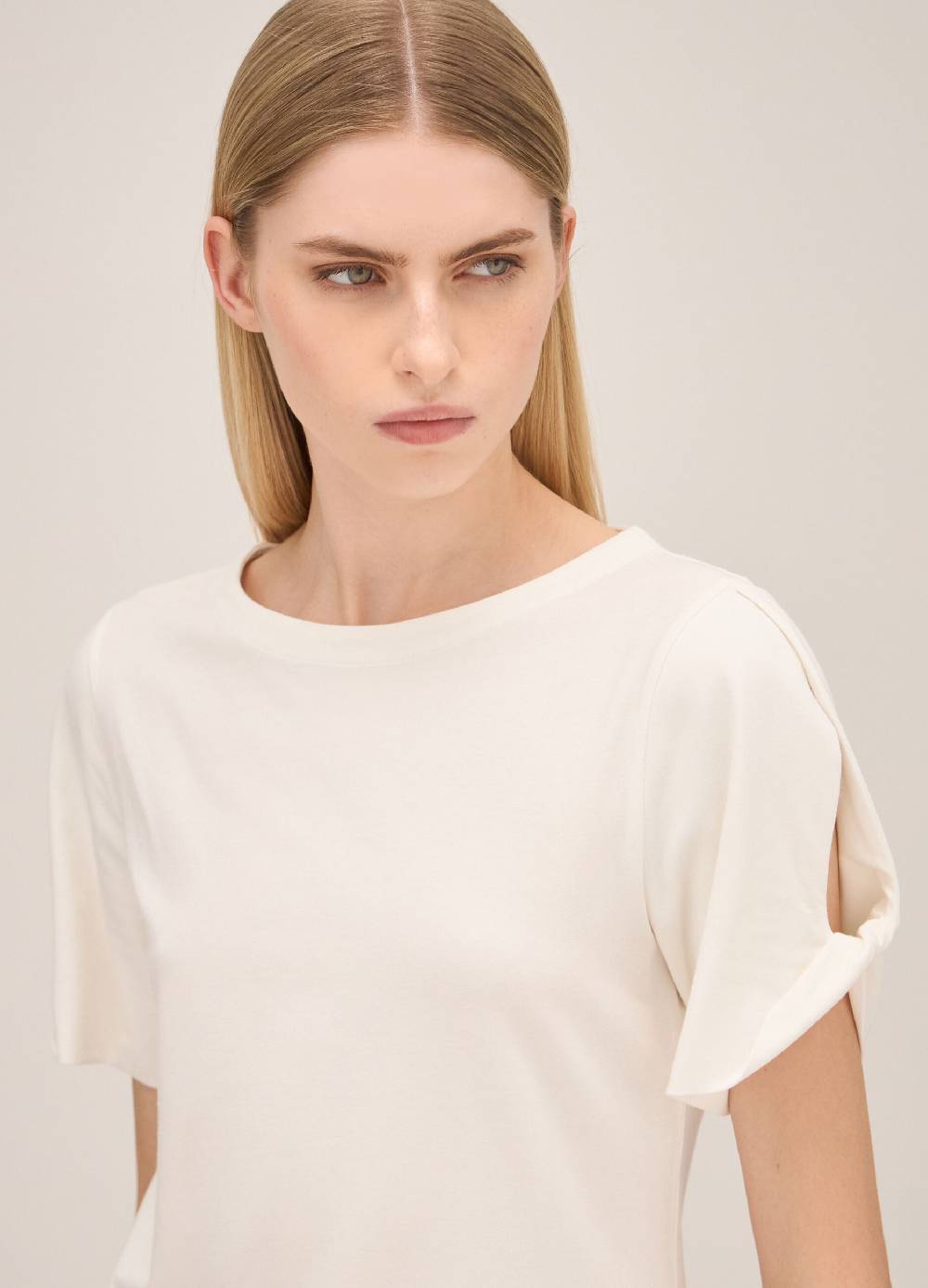 LES COPAINST-shirt in cotone e modal Outlet