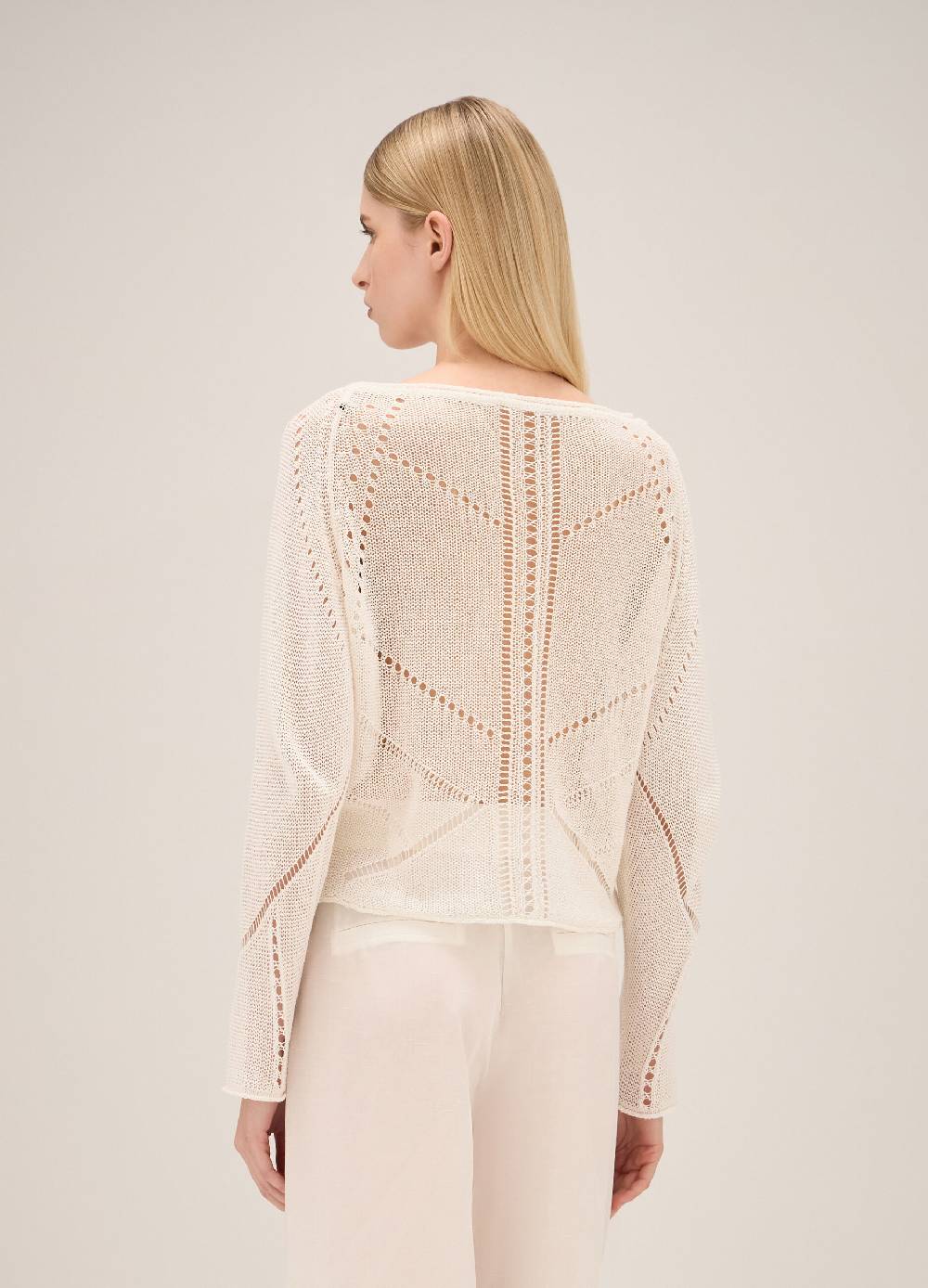 LES COPAINSMaglia tricot traforata Offerte