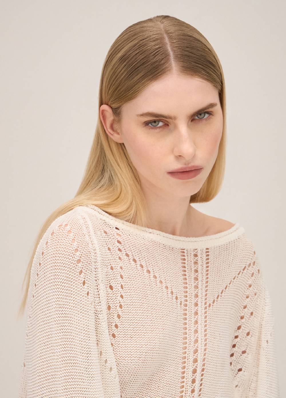 LES COPAINSMaglia tricot traforata Offerte