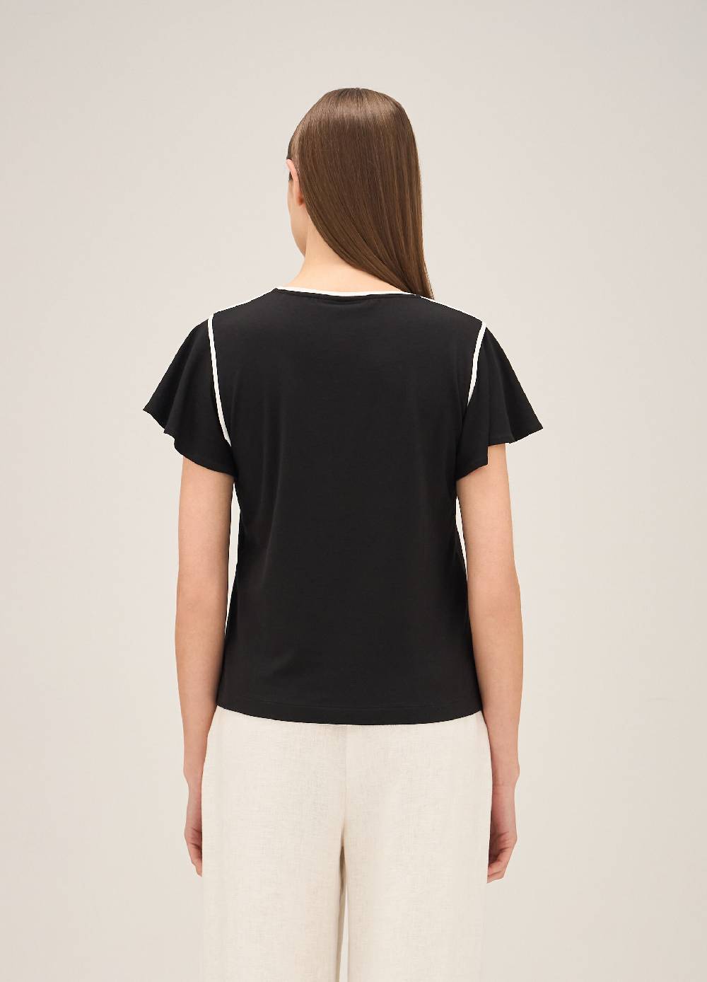 LES COPAINST-shirt con profili a contrasto 2025