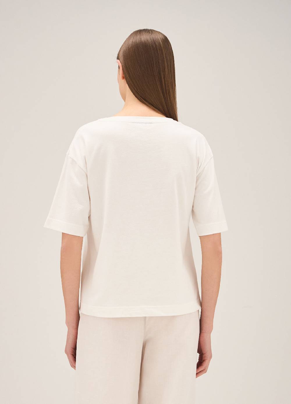 LES COPAINST-shirt con lettering glitter In Linea