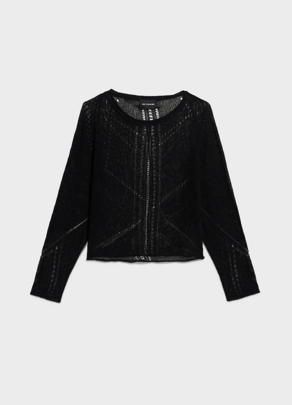 LES COPAINSMaglia tricot traforata Vendita
