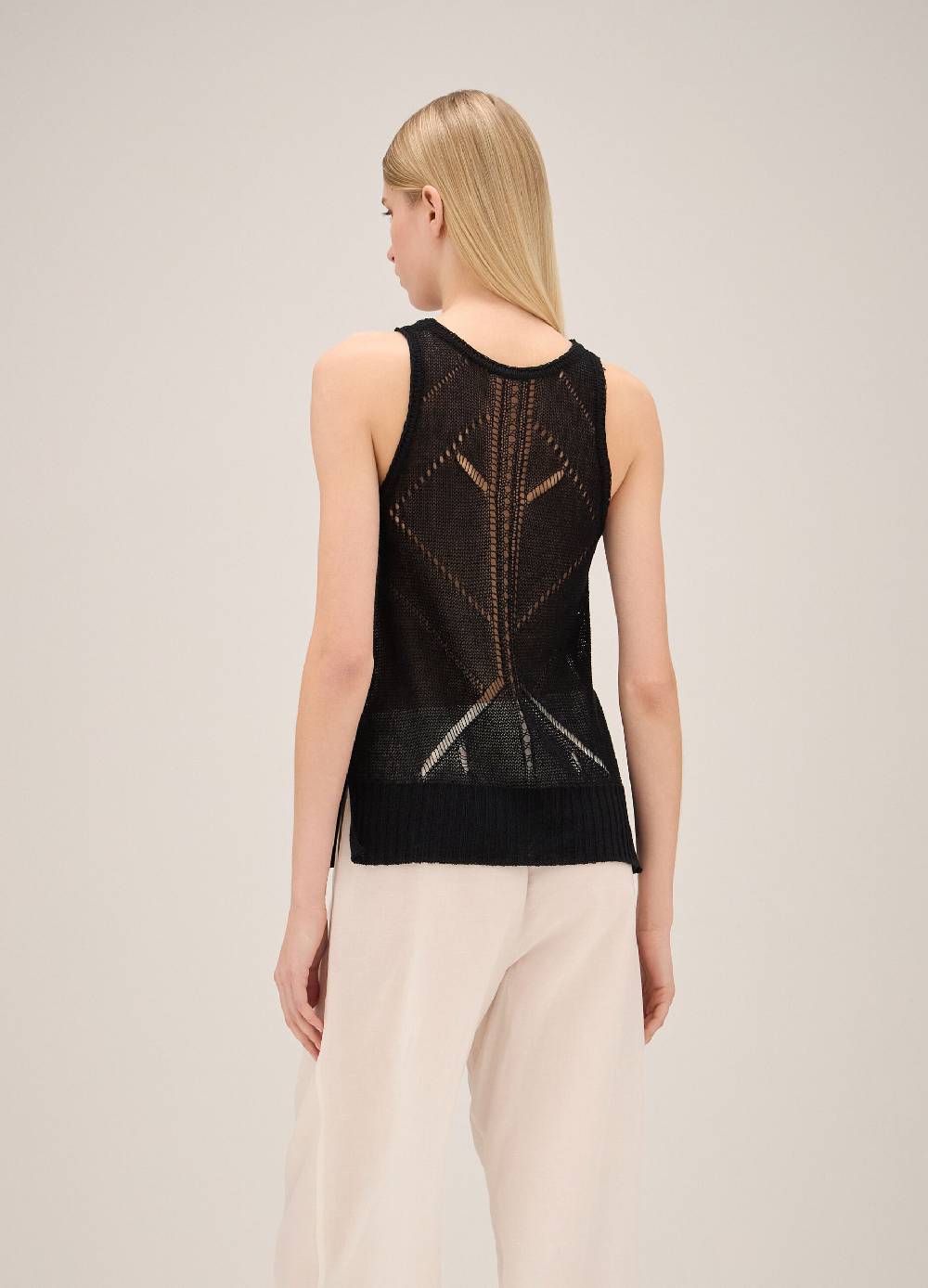LES COPAINSCanotta tricot traforata Negozi Online