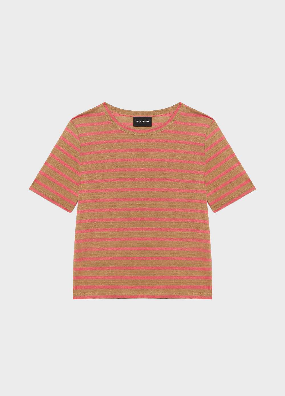 LES COPAINST-shirt a righe in lino Promozione Limitata