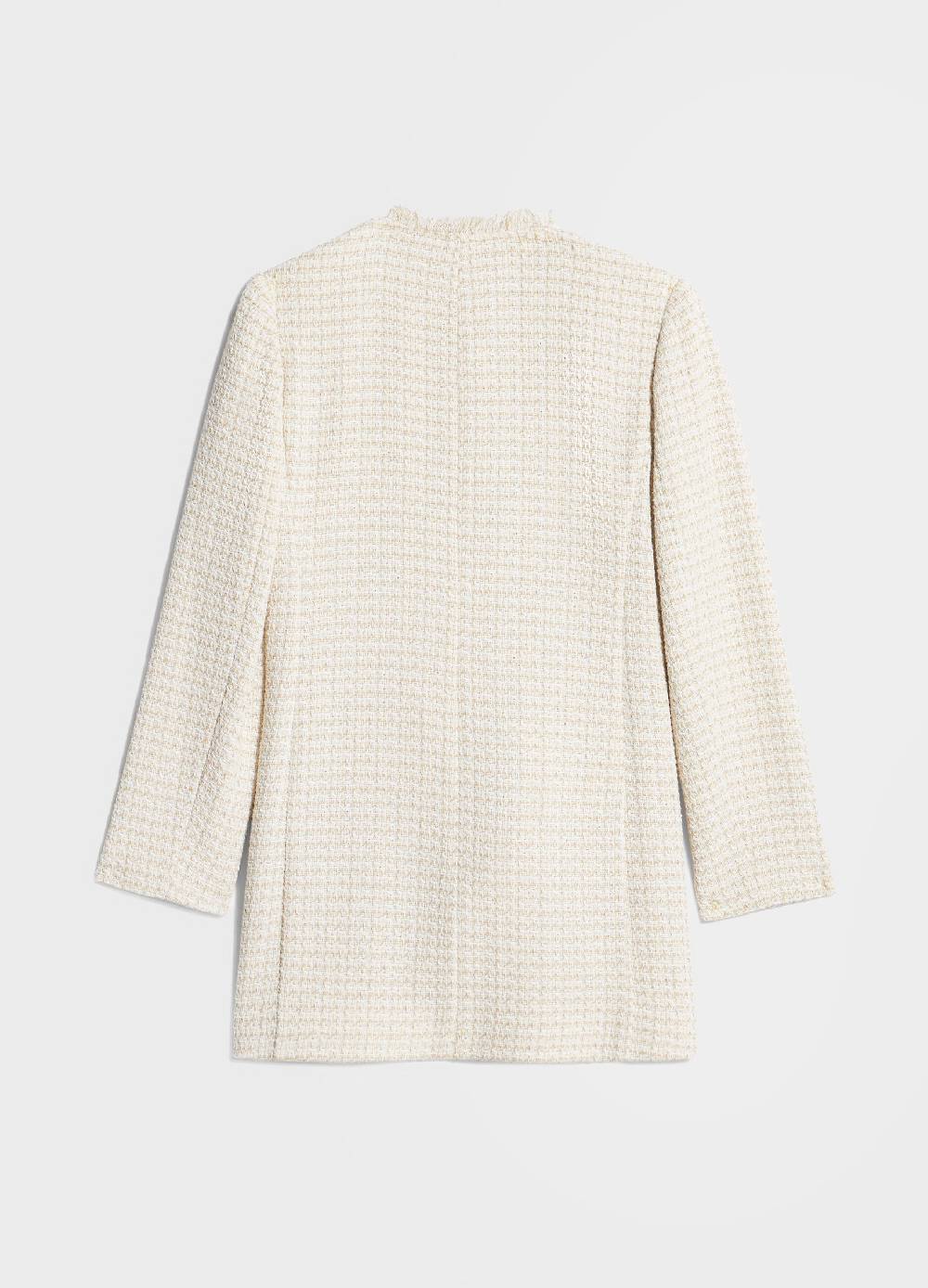 LES COPAINSBlazer lungo effetto tweed Fino Al -60%