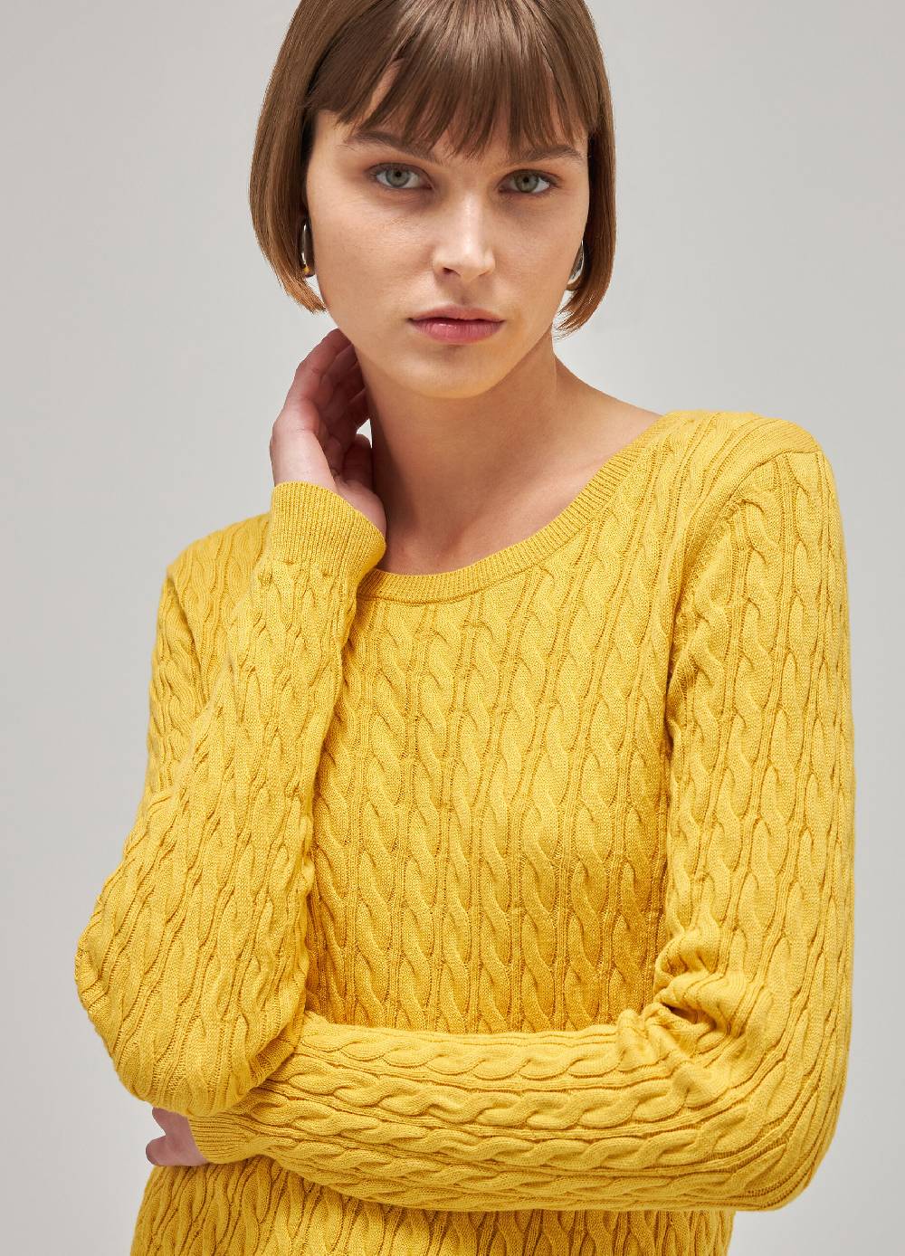 LES COPAINSMaglione tricot in cotone e seta Saldi