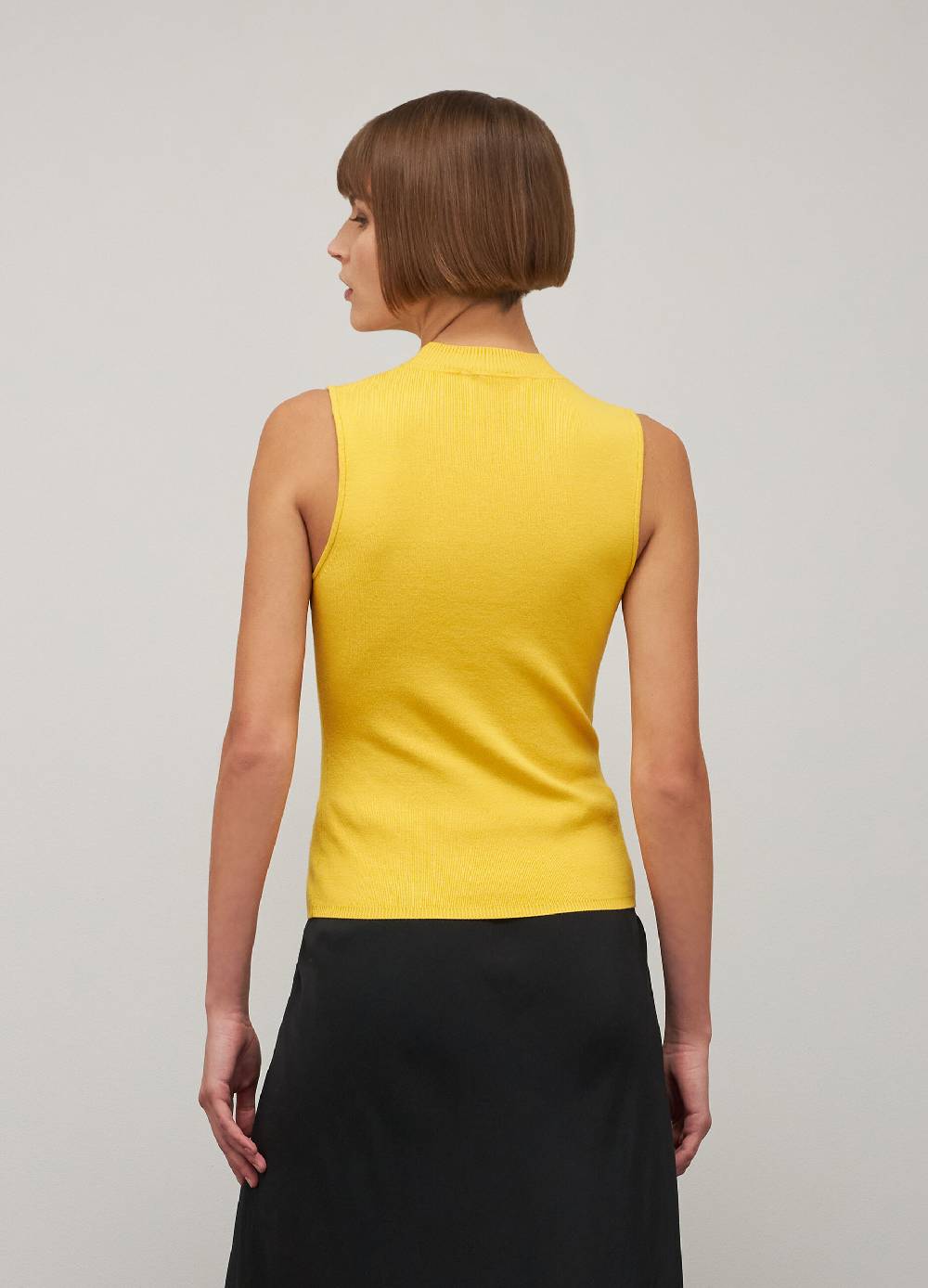 LES COPAINSTop tricot collo alto in misto viscosa Hotsell