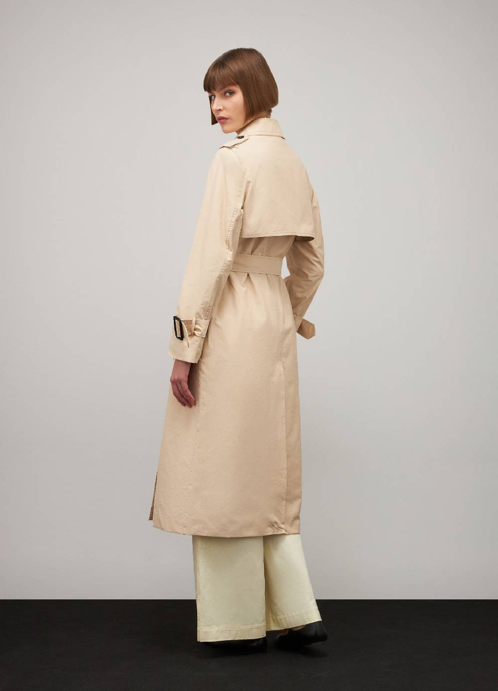 LES COPAINSTrench coat in misto cotone Vendite Flash