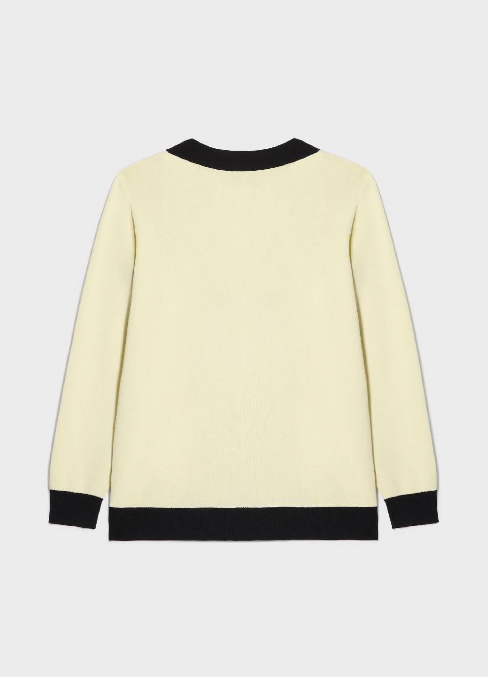 LES COPAINSCardigan tricot con scollo a V in misto viscosa Nuova