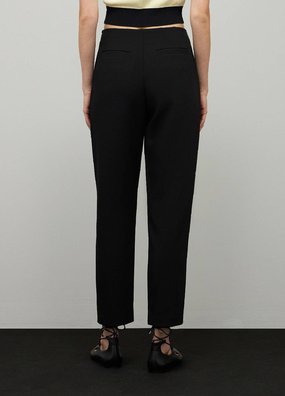 LES COPAINSPantaloni slouchy in crepe 2025