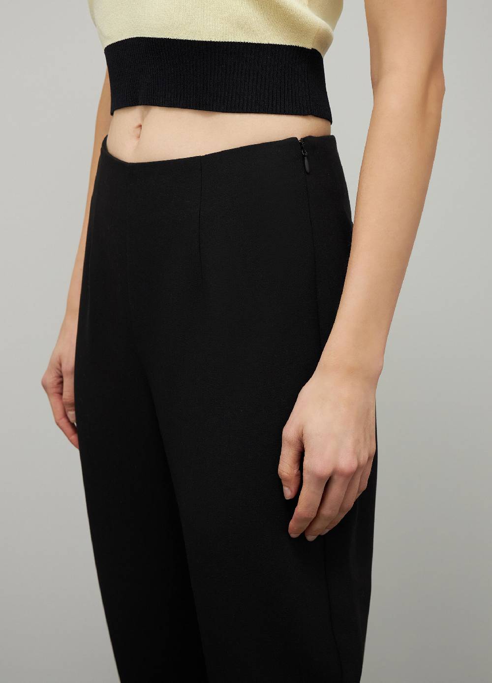 LES COPAINSPantaloni slouchy in crepe 2025