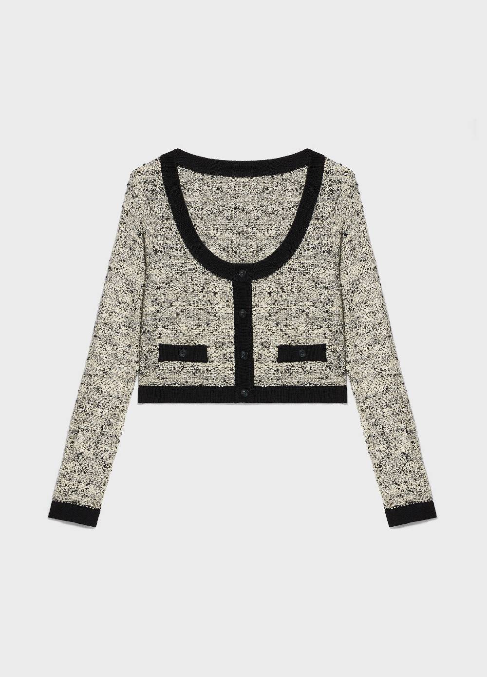 LES COPAINSCardigan tricot effetto bouclé Italia
