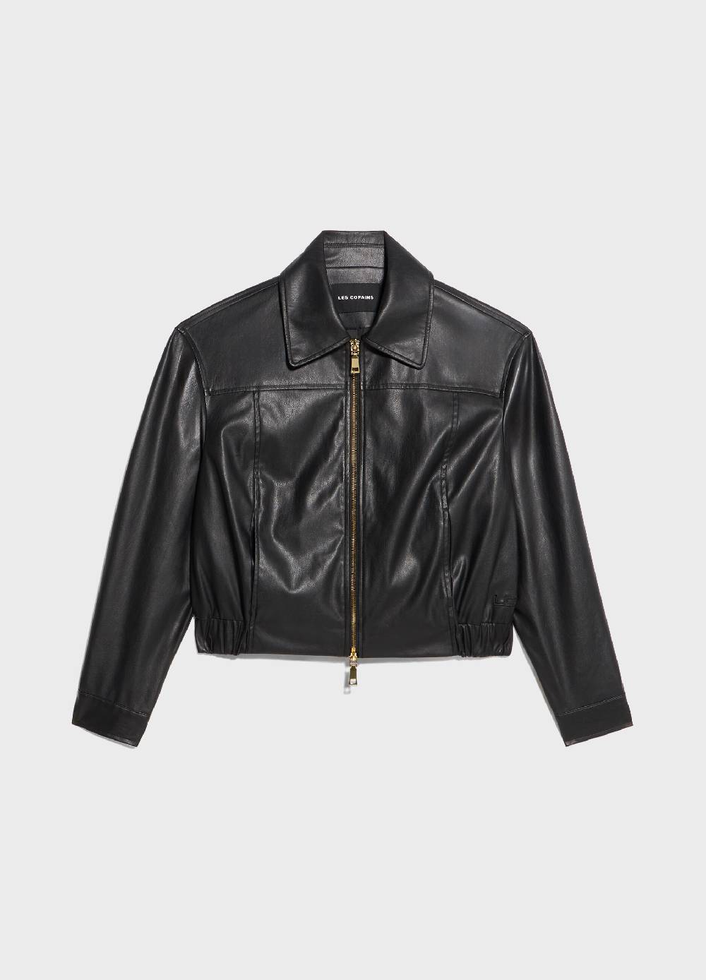 LES COPAINSBomber cropped in ECOpelle Nuovo