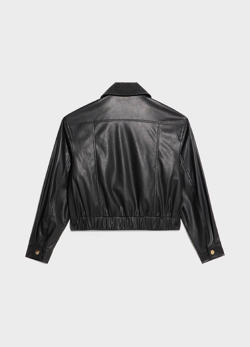 LES COPAINSBomber cropped in ECOpelle Nuovo