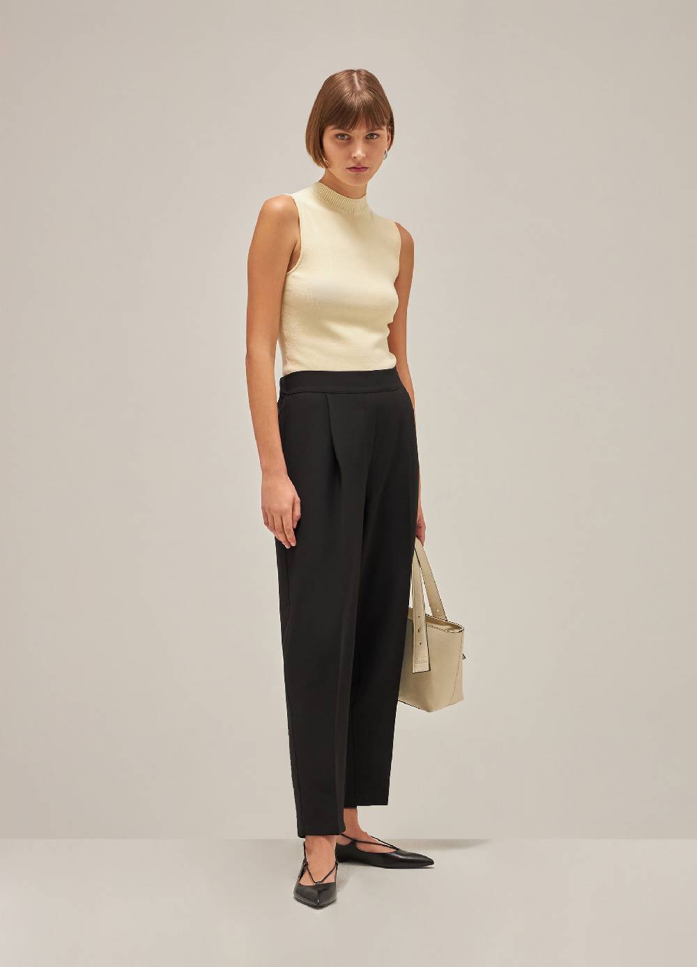 LES COPAINSPantaloni slouchy con elastico Qualità