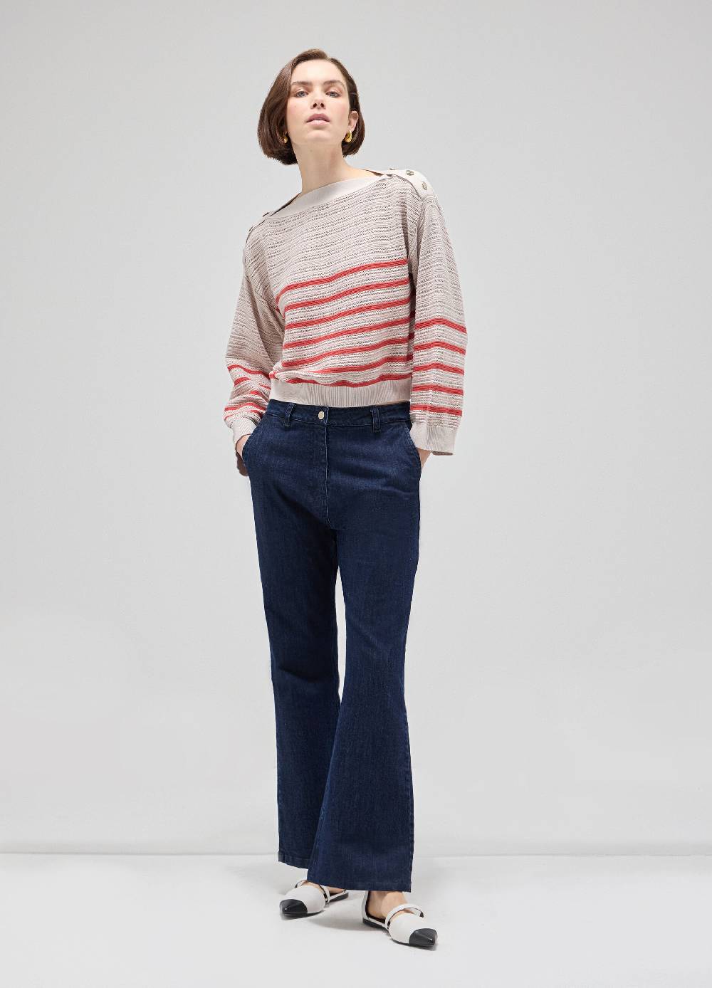 LES COPAINSMaglione tricot mix di punti