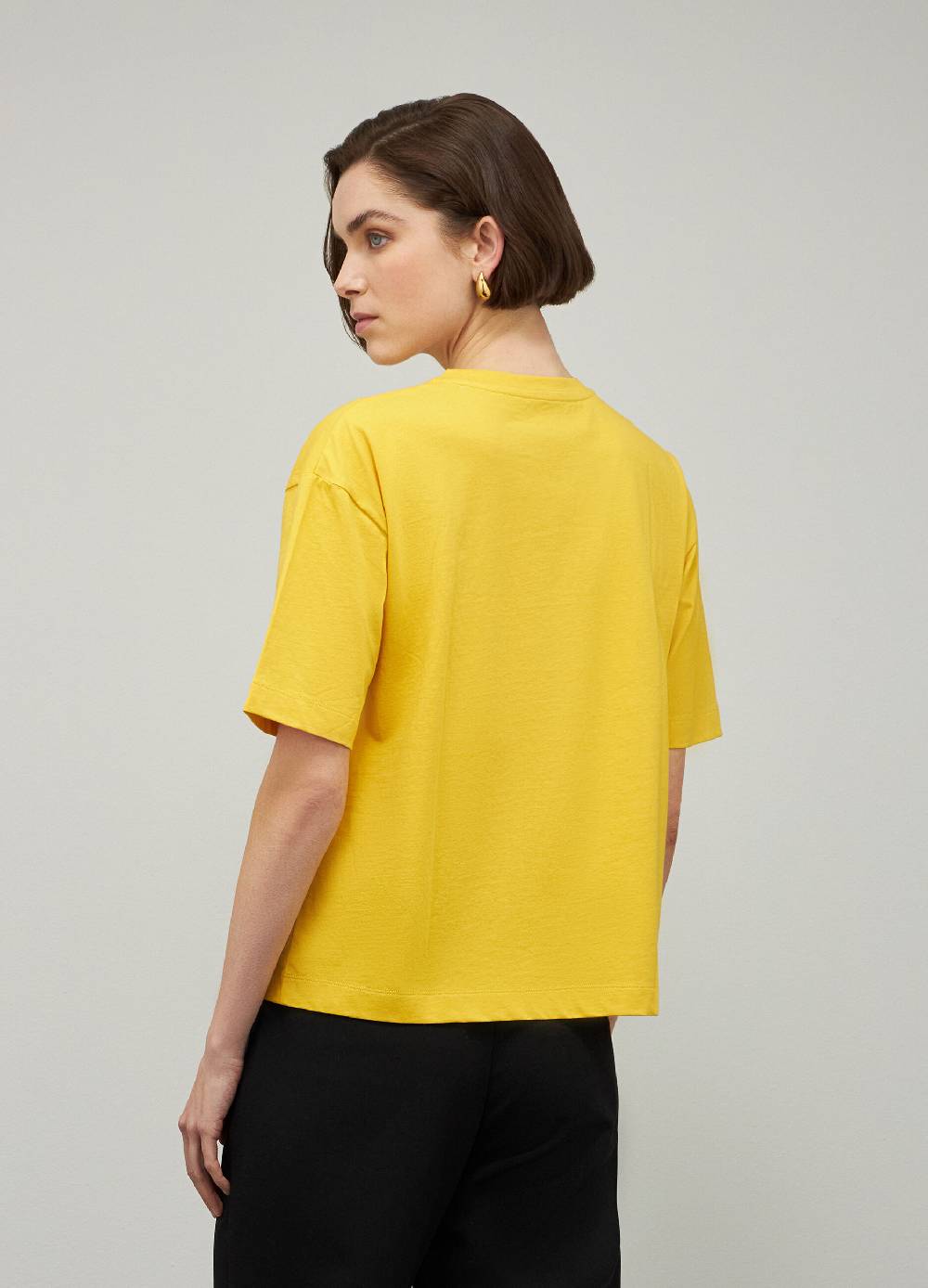 LES COPAINST-shirt logata in puro cotone Presa