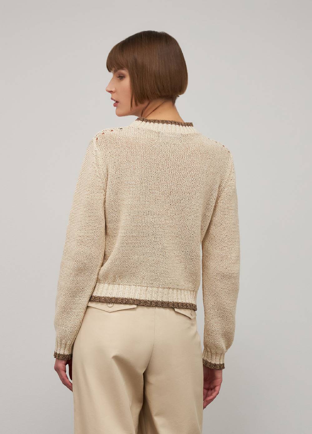 LES COPAINSMaglione tricot a girocollo Outlet
