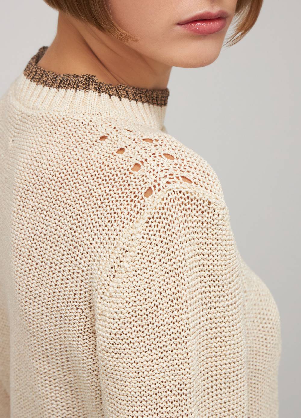 LES COPAINSMaglione tricot a girocollo Outlet