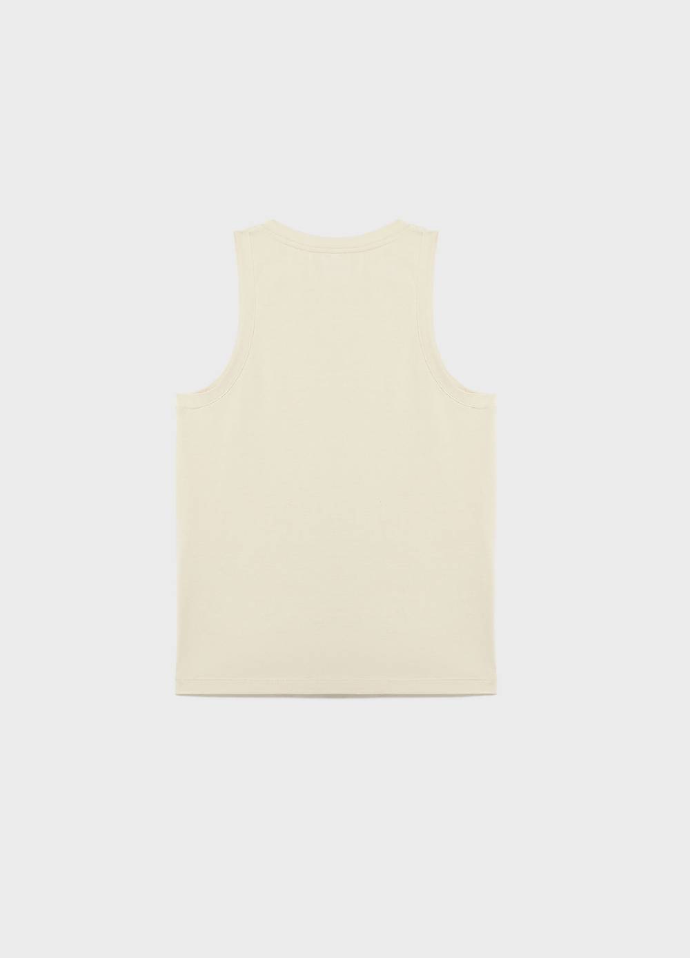 LES COPAINSTop smanicato in cotone stretch In Vendita