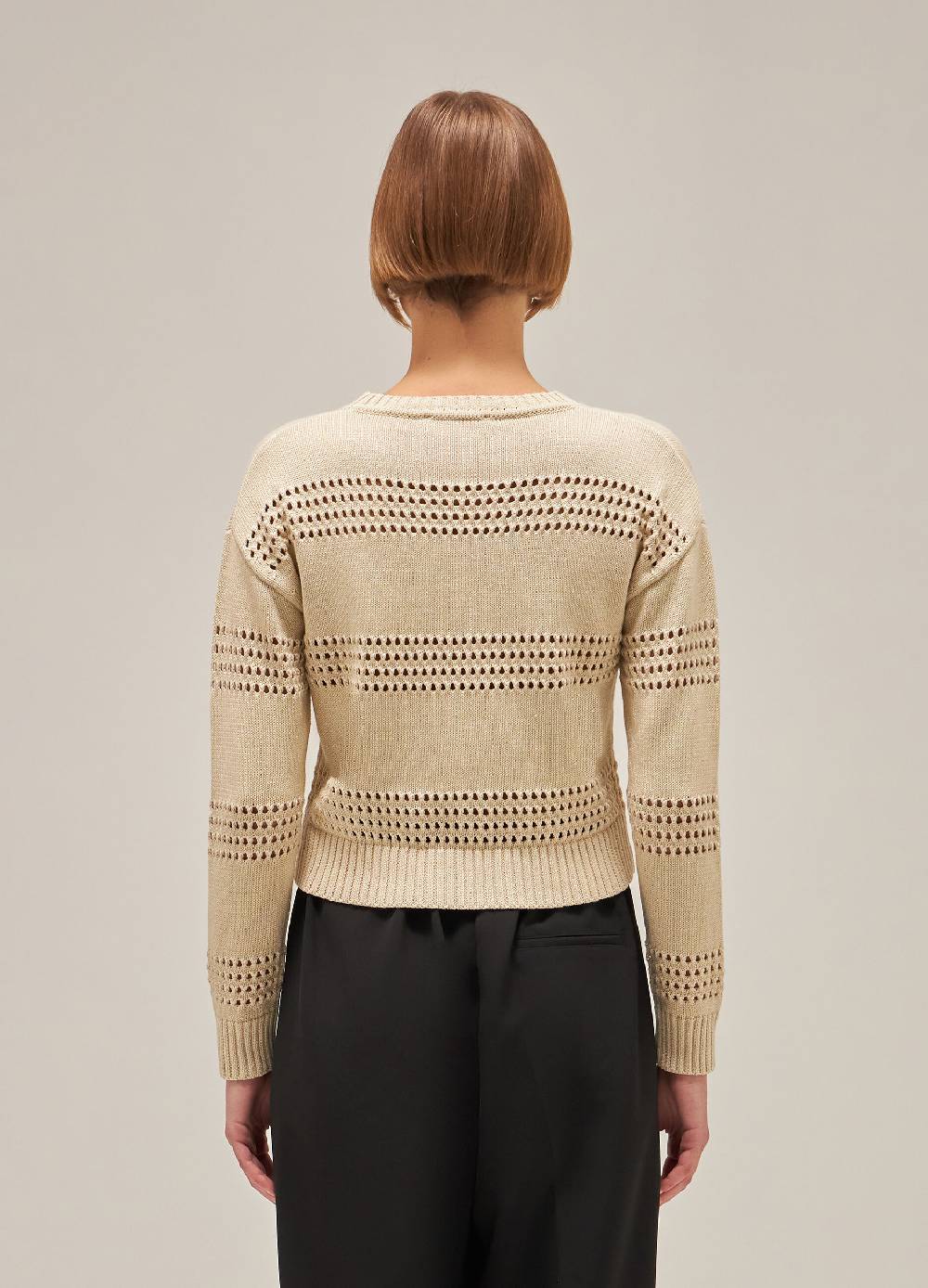 LES COPAINSMaglione tricot in seta e cotone Vendita Calda