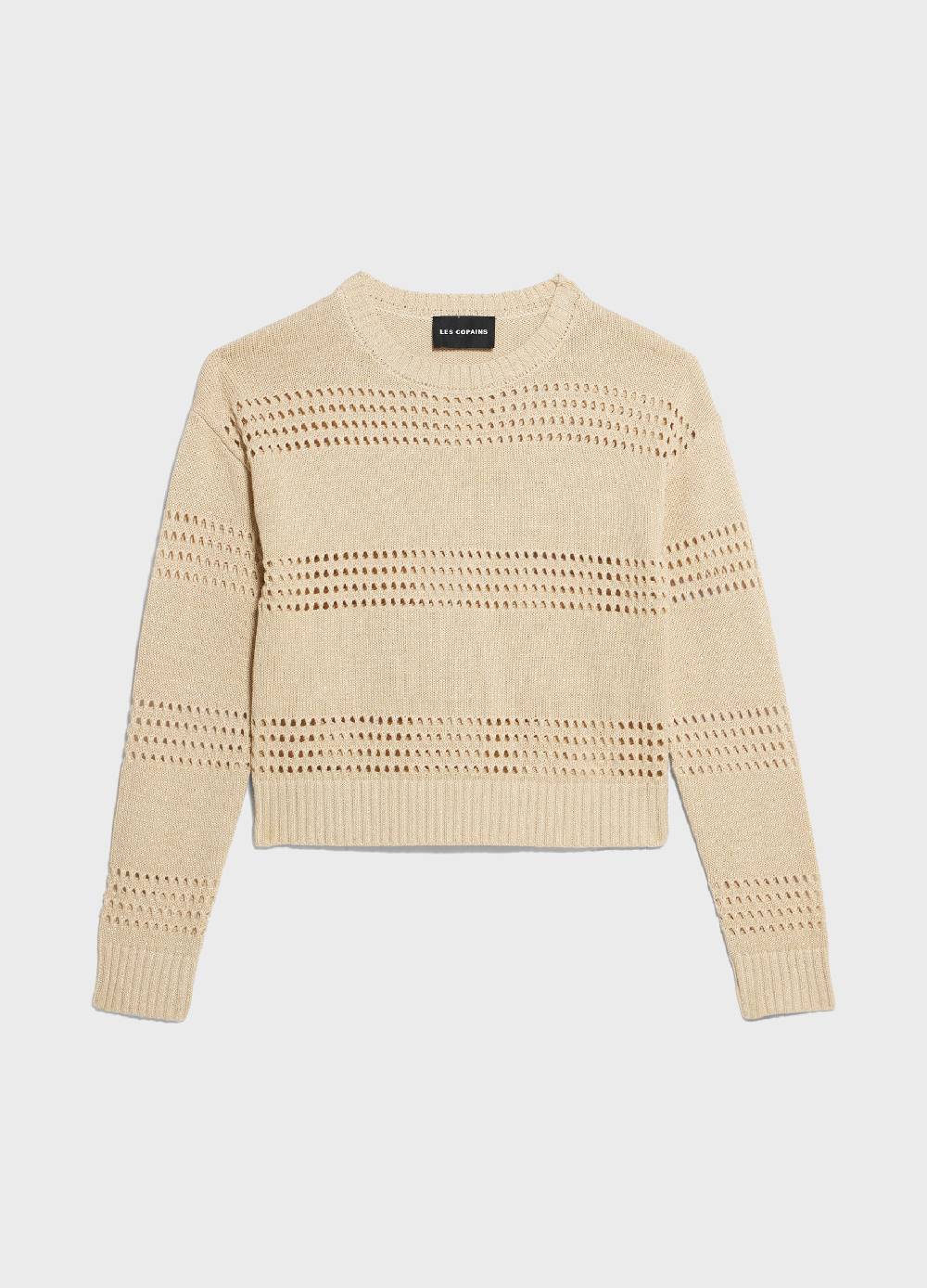 LES COPAINSMaglione tricot in seta e cotone Vendita Calda