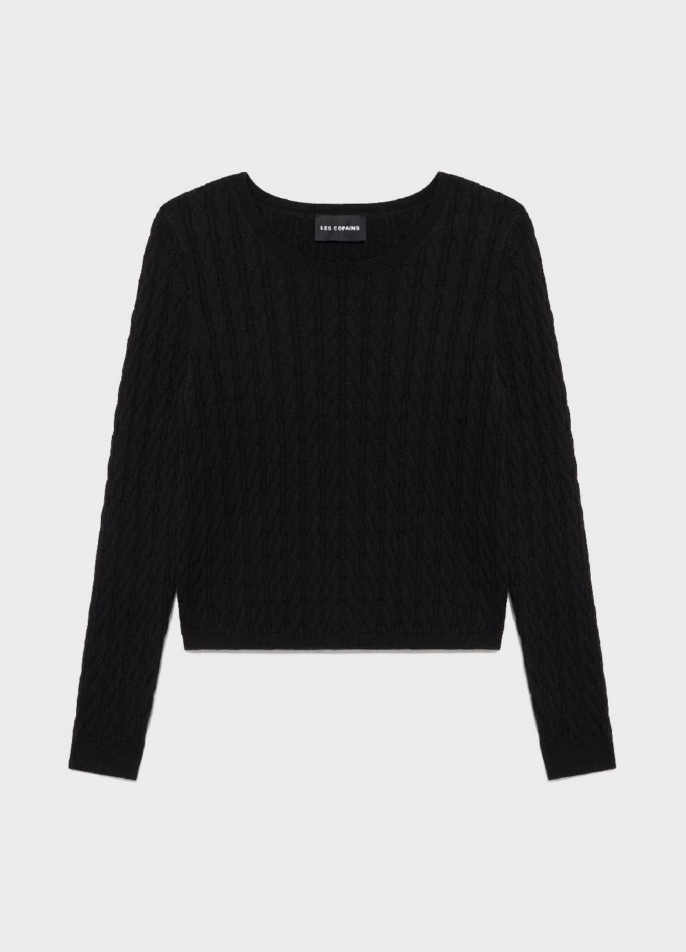 LES COPAINSMaglione tricot in cotone e seta Saldi Di Fabbrica