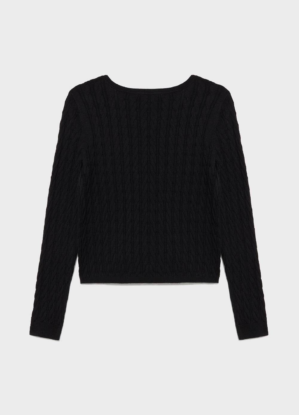 LES COPAINSMaglione tricot in cotone e seta Saldi Di Fabbrica