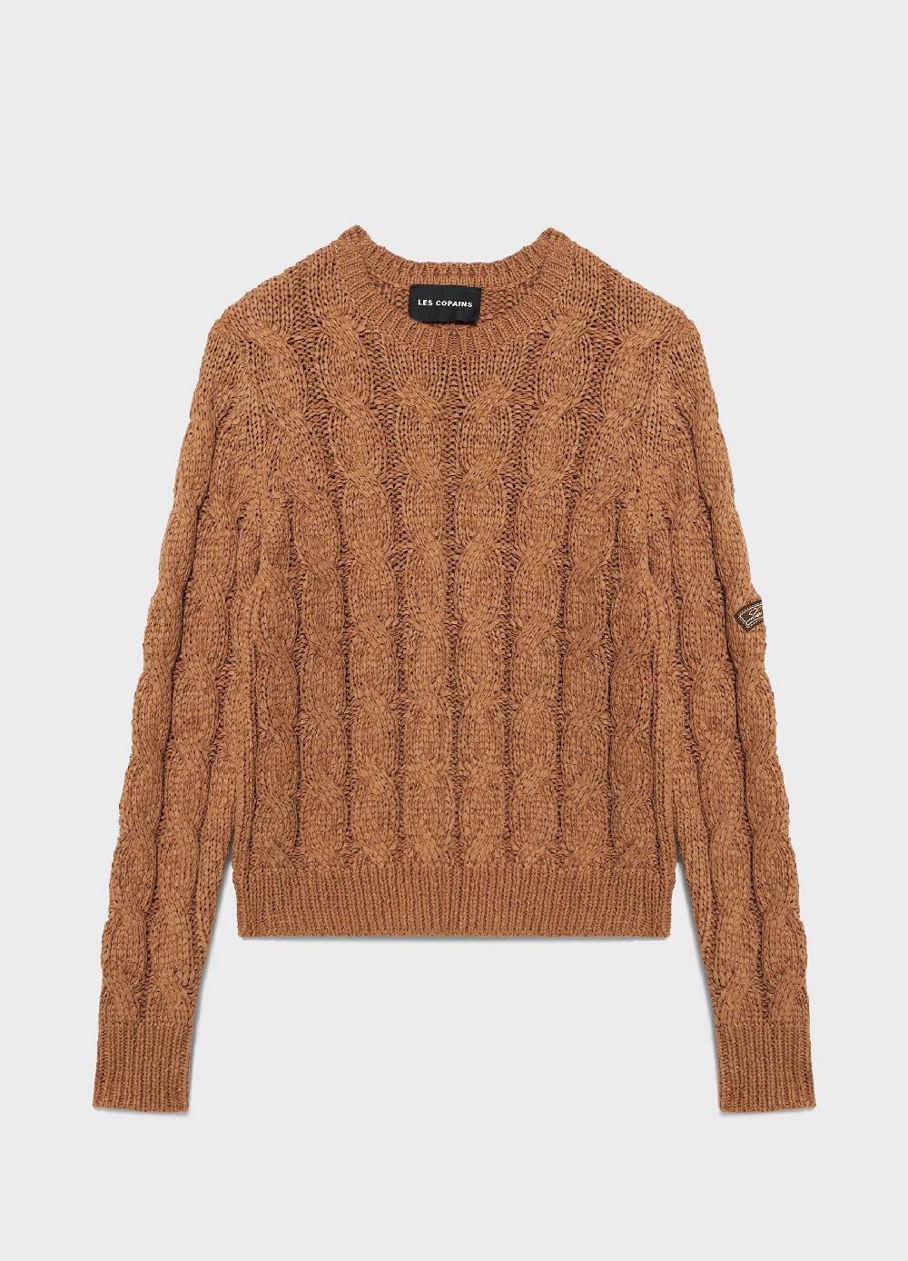 LES COPAINSMaglione tricot a trecce Vendite Flash