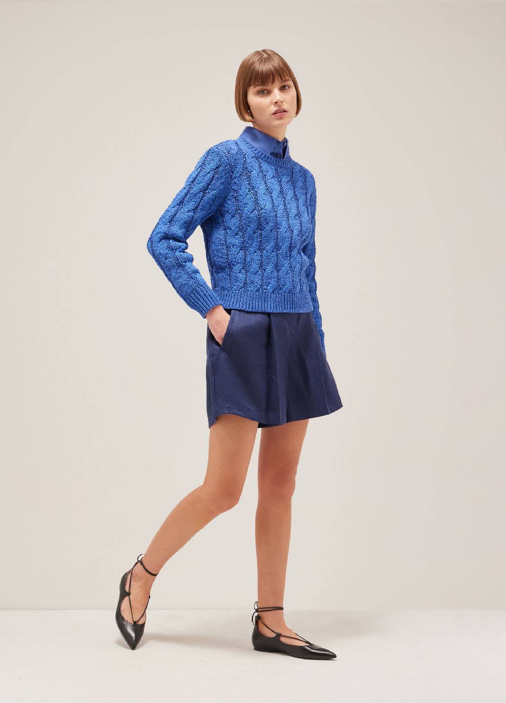 LES COPAINSMaglione tricot a trecce Negozio