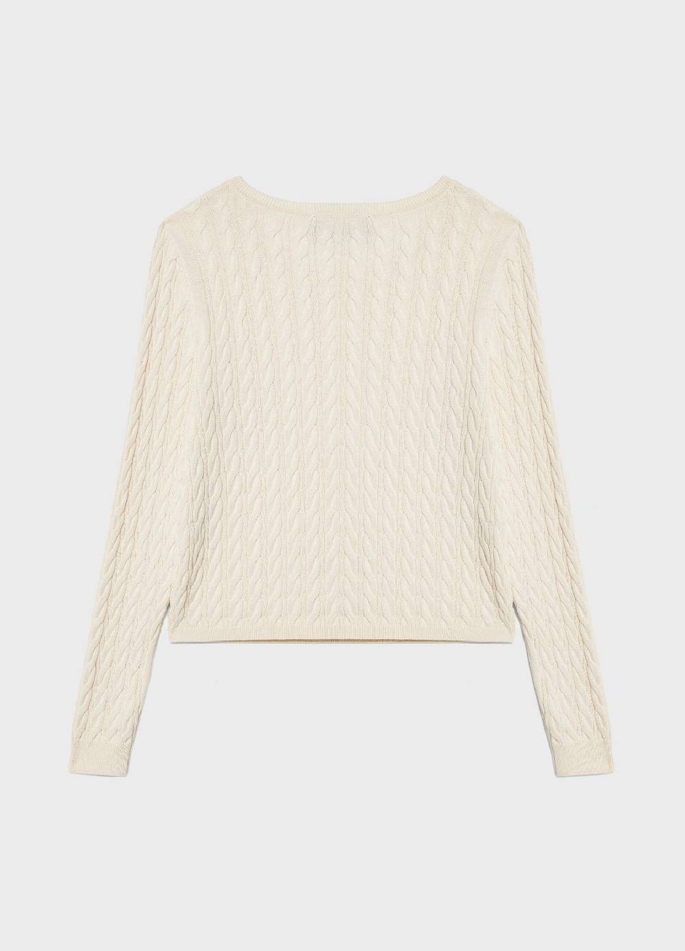 LES COPAINSMaglione tricot in cotone e seta In Saldo