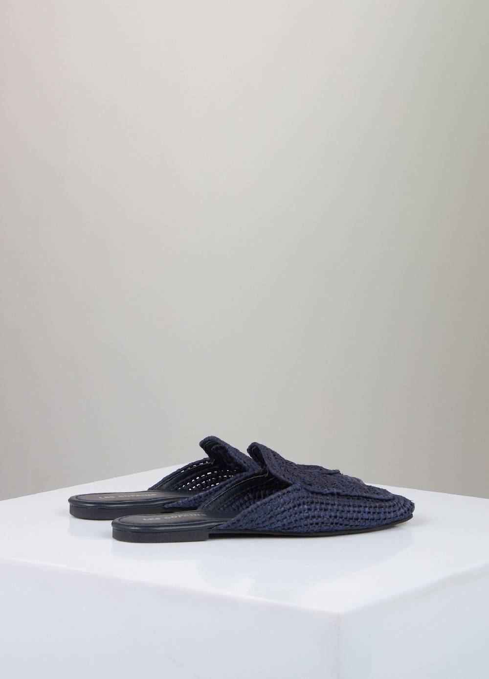 LES COPAINSMule mocassino in rafia intrecciata Qualità Garantita
