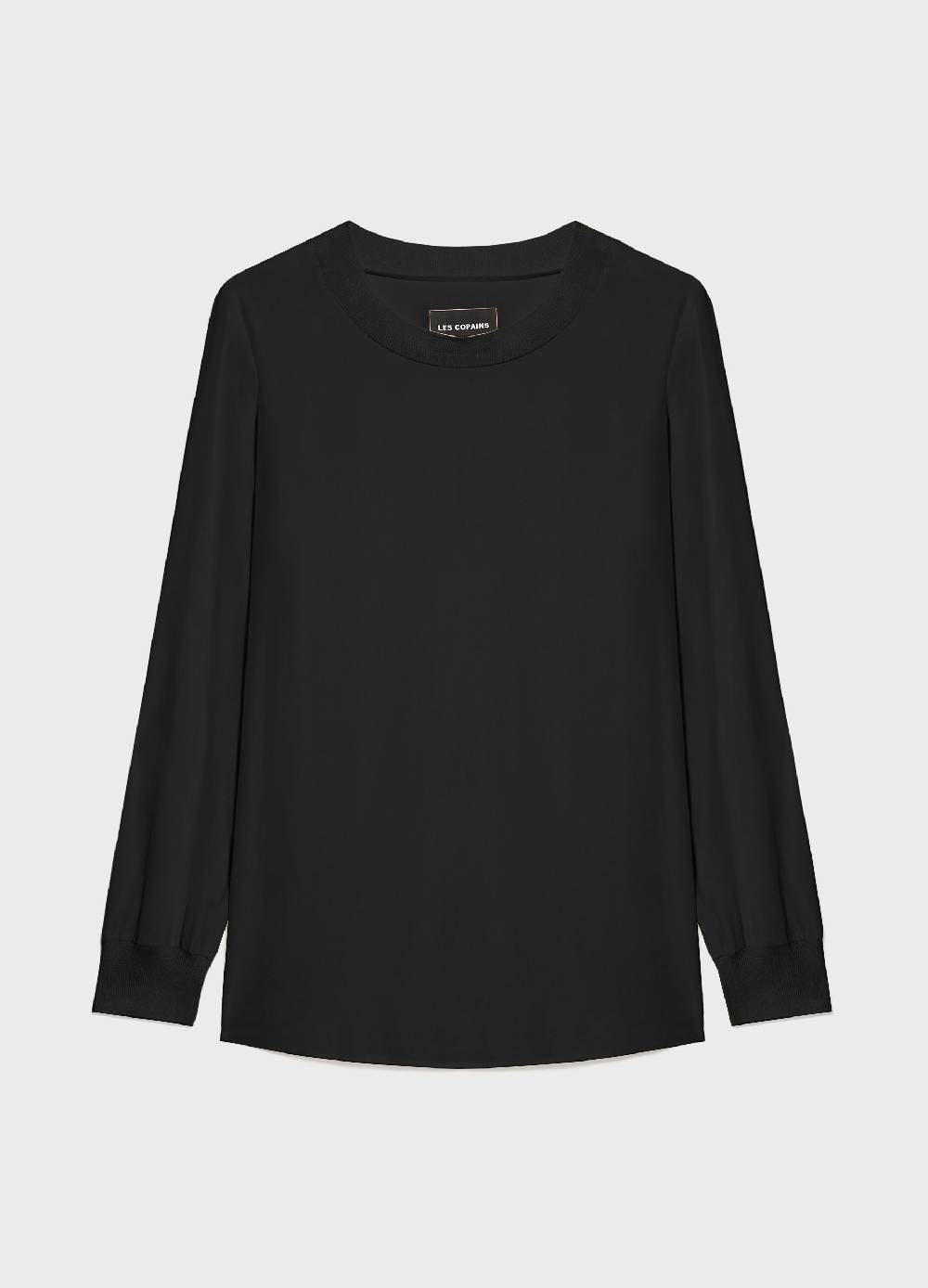 LES COPAINSBlusa girocollo in viscosa Prezzo Ridotto