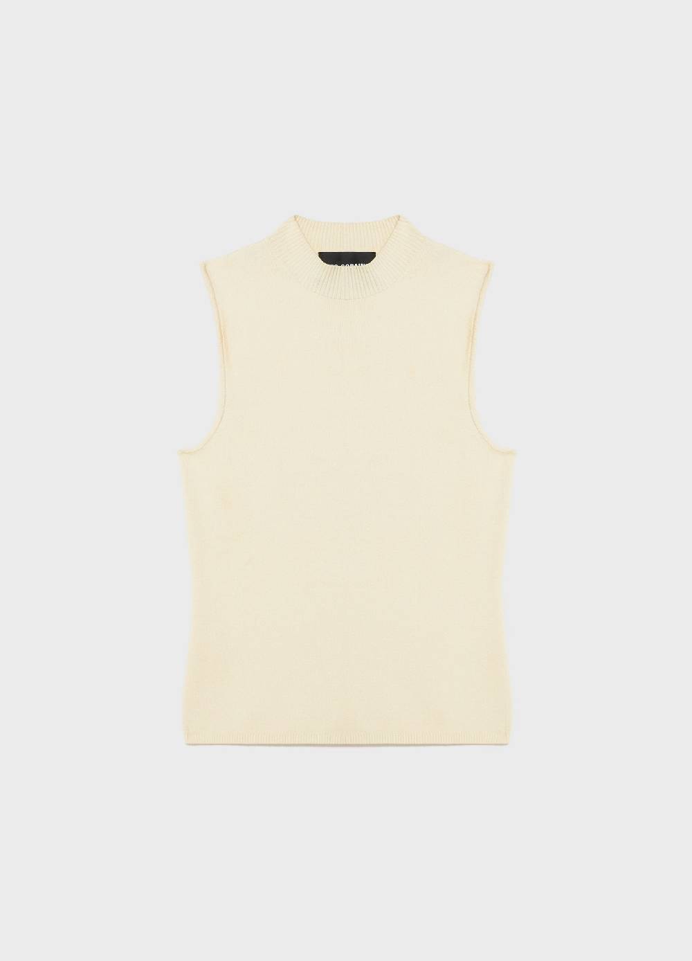 LES COPAINSTop tricot collo alto in misto viscosa Offerte