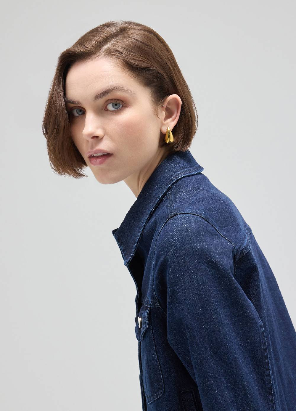 LES COPAINSChore jacket in denim di cotone Italia